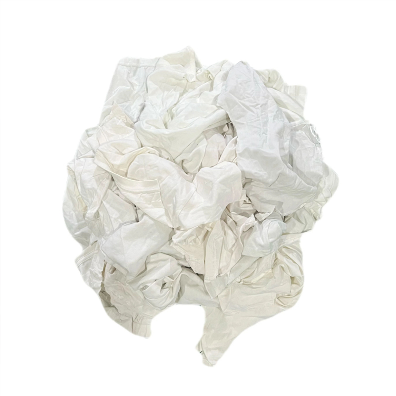 White T-Shirt Wiping Rags - Avanzar Industries